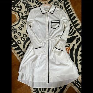 Pink Tartan shirt dress -size 2